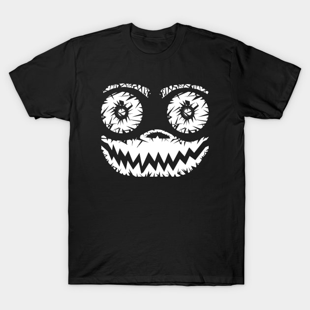 Smiley Face - Scary Scratch T-Shirt by ArtsoftheHeart